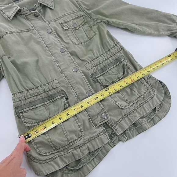 Anthropologie MARRAKECH Geneva Military Green Utility Parka Jacket Size XS - Picture 11 of 15